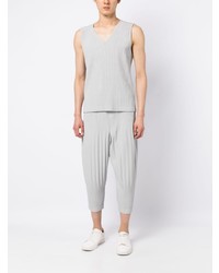 Débardeur gris Homme Plissé Issey Miyake