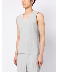 Débardeur gris Homme Plissé Issey Miyake