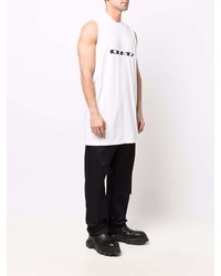 Débardeur imprimé blanc et noir Rick Owens DRKSHDW