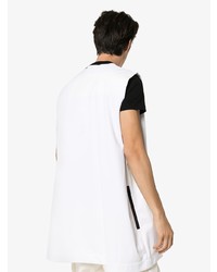 Débardeur imprimé blanc et noir Raf Simons