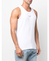 Débardeur imprimé blanc Calvin Klein Jeans