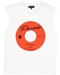 Débardeur imprimé blanc purple brand