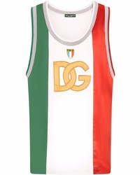 Débardeur imprimé multicolore Dolce & Gabbana