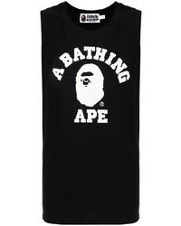 Débardeur imprimé noir et blanc A Bathing Ape