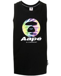 Débardeur imprimé noir AAPE BY A BATHING APE