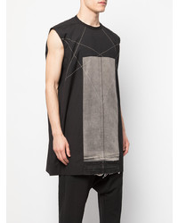 Débardeur imprimé noir Rick Owens DRKSHDW