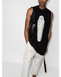 Débardeur imprimé noir Rick Owens DRKSHDW