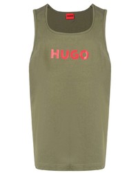 Débardeur imprimé olive Hugo