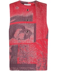 Débardeur imprimé rouge Ximon Lee