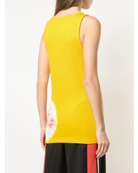 Débardeur imprimé tie-dye jaune Calvin Klein 205W39nyc