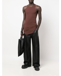 Débardeur marron foncé Rick Owens