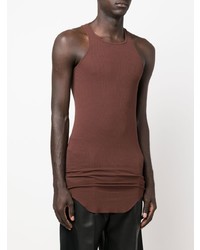 Débardeur marron foncé Rick Owens