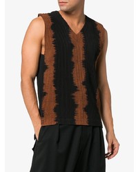 Débardeur marron foncé Homme Plissé Issey Miyake