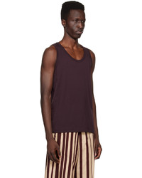 Débardeur marron foncé Dries Van Noten