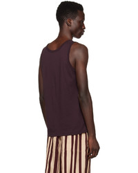 Débardeur marron foncé Dries Van Noten