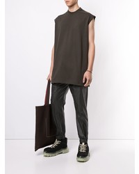 Débardeur marron foncé Rick Owens