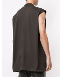 Débardeur marron foncé Rick Owens