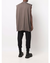 Débardeur marron foncé Rick Owens