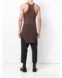 Débardeur marron Rick Owens