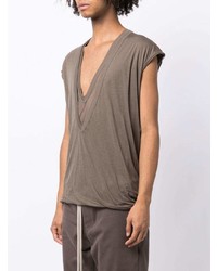 Débardeur marron Rick Owens