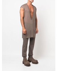 Débardeur marron Rick Owens