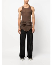 Débardeur marron Rick Owens