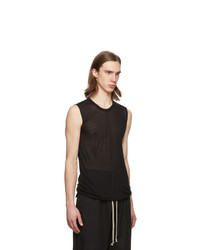 Débardeur noir Rick Owens