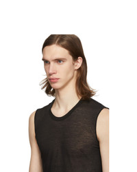 Débardeur noir Rick Owens