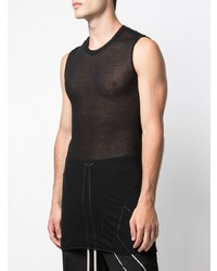 Débardeur noir Rick Owens