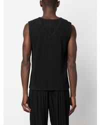 Débardeur noir Homme Plissé Issey Miyake