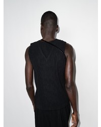 Débardeur noir Homme Plissé Issey Miyake