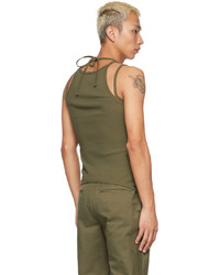 Débardeur olive Dion Lee