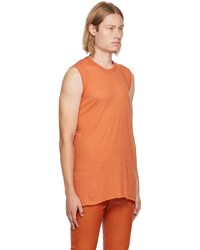 Débardeur orange Rick Owens