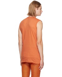 Débardeur orange Rick Owens