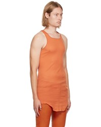 Débardeur orange Rick Owens