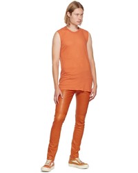 Débardeur orange Rick Owens