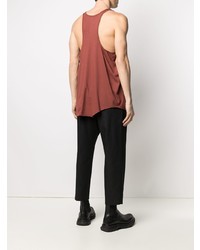 Débardeur rouge Rick Owens DRKSHDW