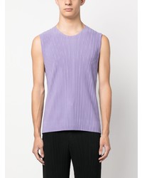 Débardeur violet clair Homme Plissé Issey Miyake