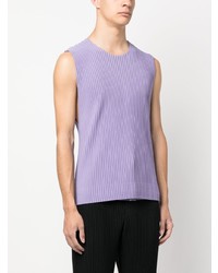 Débardeur violet clair Homme Plissé Issey Miyake