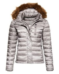 Doudoune argentée Superdry