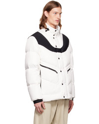 Doudoune blanche et noire Moncler