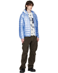 Doudoune bleu clair Moncler