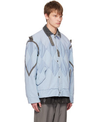 Doudoune bleu clair Sacai