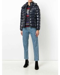 Doudoune bleu marine Moncler