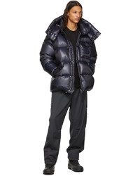 Doudoune bleu marine Moncler