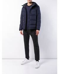 Doudoune bleu marine Moncler