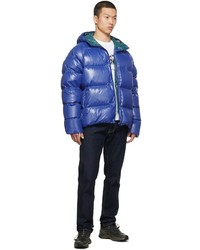 Doudoune bleue Moncler Genius