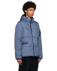 Doudoune bleue Stone Island