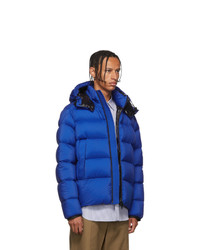 Doudoune bleue Moncler