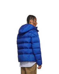 Doudoune bleue Moncler